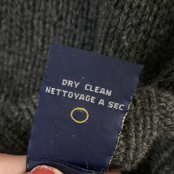 Vintage Ralph Lauren Polo Fox Terrier Dog Silk Cashmere Turtleneck Sweater Large - Picture 9 of 10